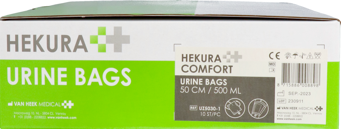 Hekura Comf Urinezak 500ml 50cm + Kraan 10 5