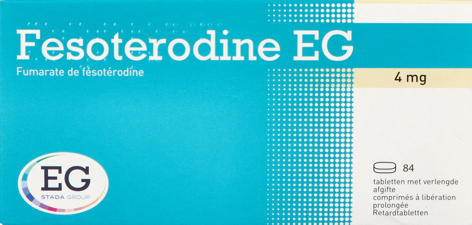 Fesoterodine EG 4Mg Liberation Prolongee Comp  84 1