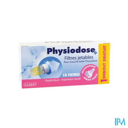 Physiodose Filtre Jetable Mouche Bebe 10