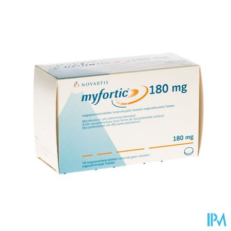 Myfortic 180mg Comp Enrob 120 X 180mg