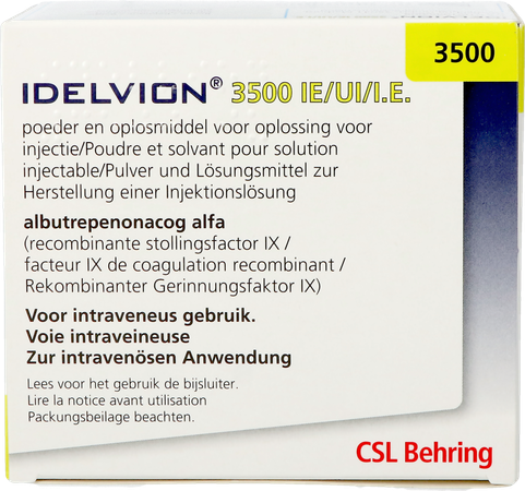 Idelvion 3500ie/5ml Pdr Opl Inj 1 700ie/ml 1
