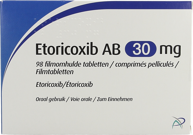 Etoricoxib Ab 30mg Comp Pell 98 X 30mg 1