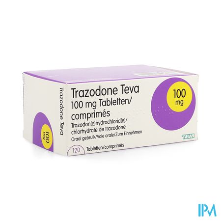 Trazodone Teva Tabl 120 X 100mg 1