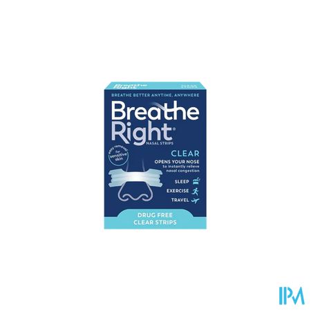 Breathe Right Clear Regular 30