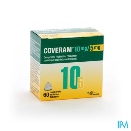 Coveram 10mg/ 5mg Comp 60