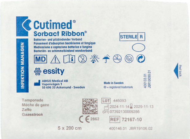 Cutimed Sorbact Meches 5x200cm 1 7216700 3