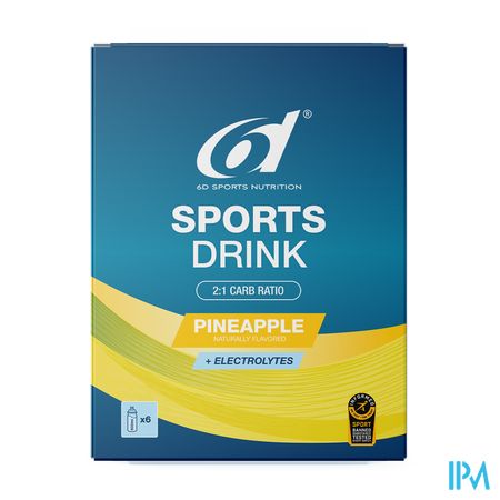 6d Sports Drink Pineapple 6x33g 1