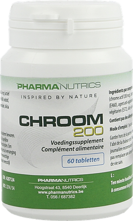 Chroom 200 Picolinaat Tabl 60 Pharmanutrics 3