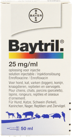 Baytril 2,5% Opl Inj Fl 50ml 1