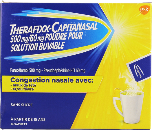 Therafixx-capitanasal 500/60mg Drink.opl Zak 14x6g 2