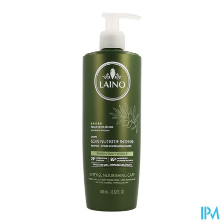 Laino Lait Nutritif Intense Olive Fl Pompe 400ml 2