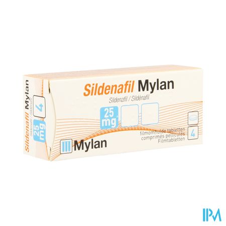 Sildenafil Viatris 25mg Filmomh Tabl 4