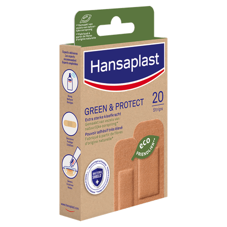 Hansaplast Pleisters Green&protect Strips 20