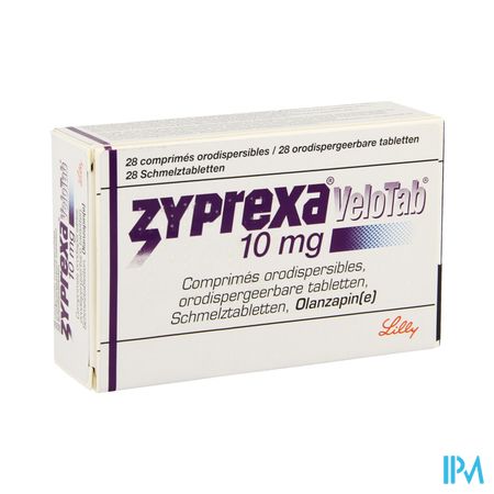 Zyprexa Velotab 10mg Pi Pharma Comp Orodisp.28 Pip