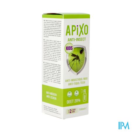 Apixo A/insect Deet 20% Kids Spray 100ml