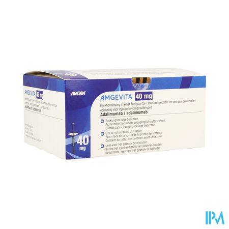 Amgevita 40mg Opl Inj 50mg/ml Voorgevulde Spuit 6