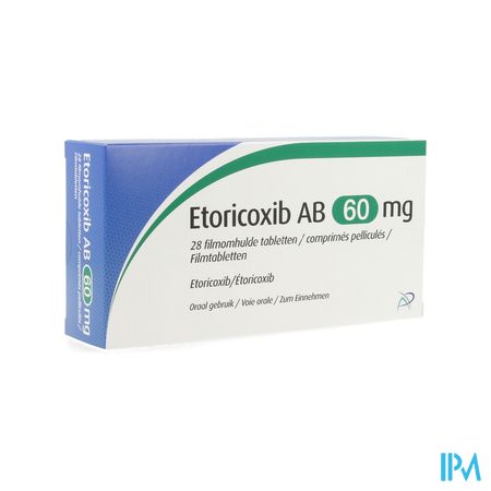 Etoricoxib Ab 60mg Filmomh Tabl 28 X 60mg