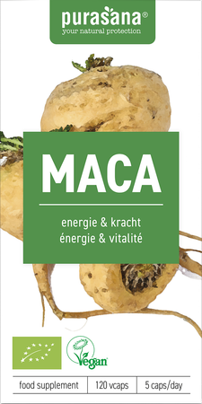 Purasana Vegan Maca 300mg Bio V-caps 120 8
