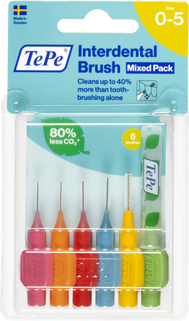 Tepe Interdental Brush Assorted 6 1
