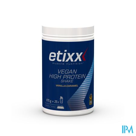 Etixx Vegan High Prot.shake Vanil.caramel Pdr 875g