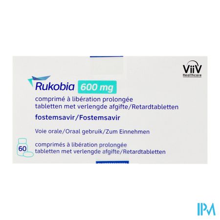 Rukobia 600mg Liberation Prolongee Comp 60 1