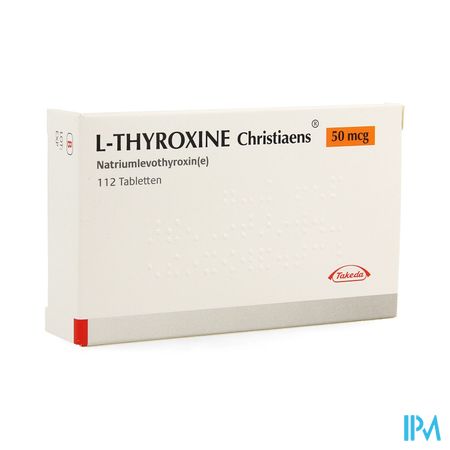 l Thyroxine Christiaens Comp 112x0,050mg