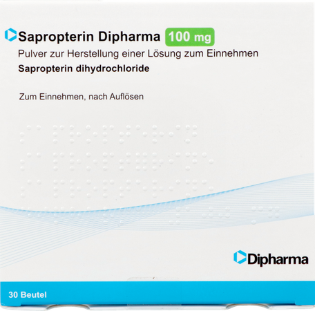 Sapropterin Dipharma 100mg Pdr Drinkb.opl Zakje30 2