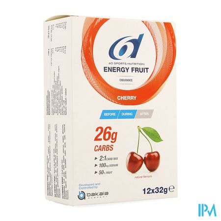 6d Energy Fruit Cherry 12x32g