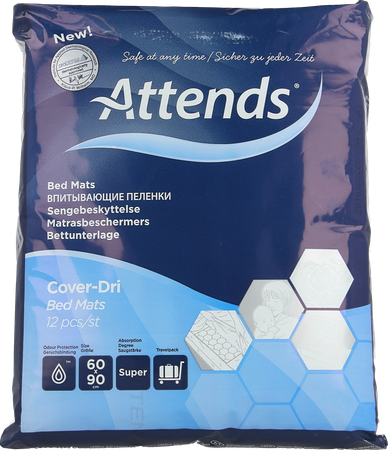 Attends Cover Dri Plus Super Onderl.60x 90cm 1x12 1
