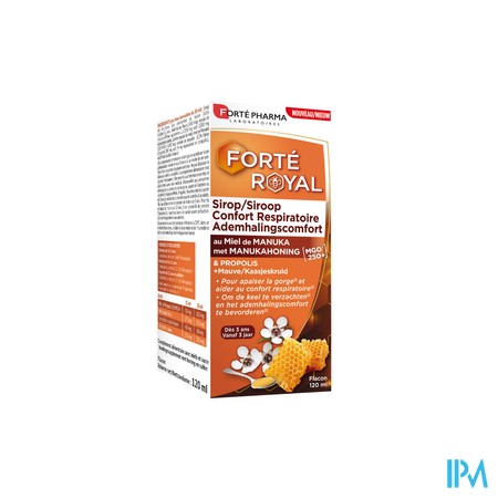 Forte Royal Siroop Adem.comf.manuka&propolis120ml