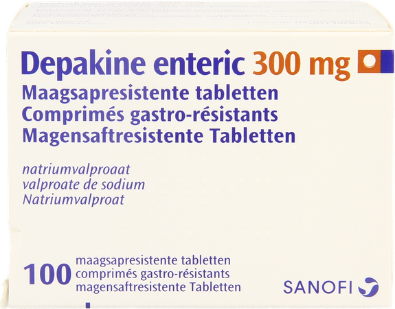 Depakine Drag Enteric 100 X 300mg 1
