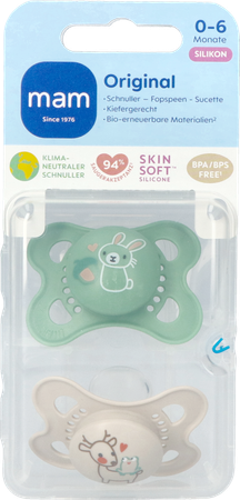 Mam Fopspeen Original Pure Siliconen 0-6m Unisex 1