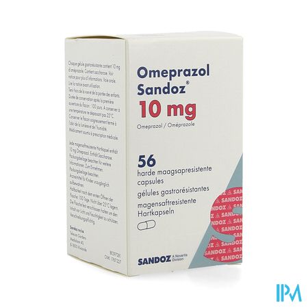 Omeprazol Sandoz Caps Enter 56 X 10mg