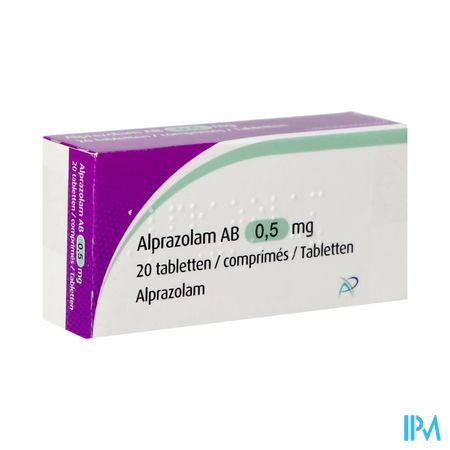 Alprazolam Ab Tabl 20x0,5mg