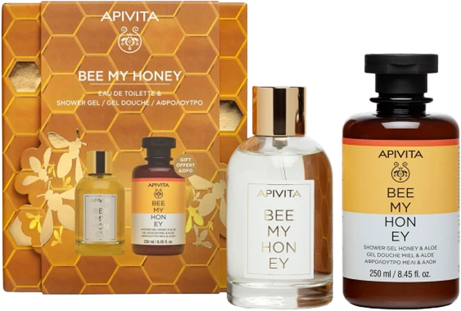 Apivita Bee My Honey Eau Toi.100ml&shower Gel250ml 1