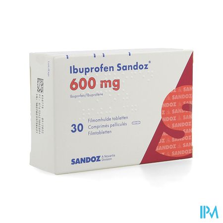 Ibuprofen Sandoz 600mg Filmomh Tabl 30