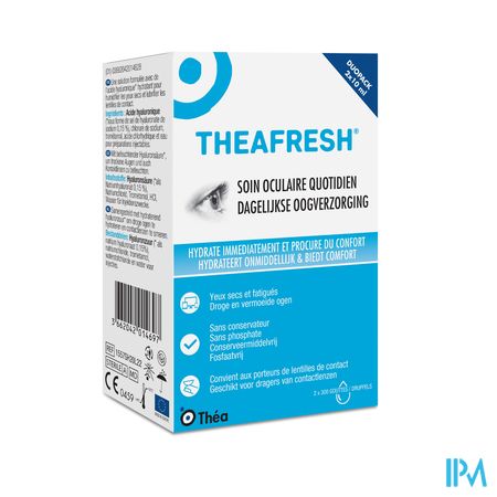 Theafresh Oogdruppels Oplossing 2x10ml