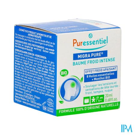 Puressentiel Migra Pure Baume Froid Intense 20ml