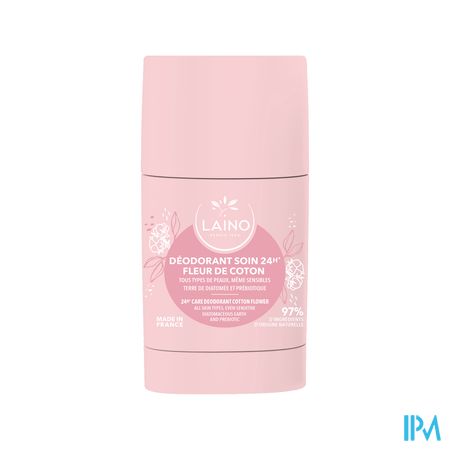 Laino Deodorant Soin Fleur Coton Solide 60g