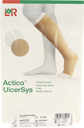 Actico Ulcersys Liner Wit S /3 3