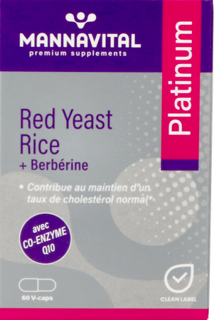 Mannavital Red Yeast Rice+berberine Plat.v-caps 60 6