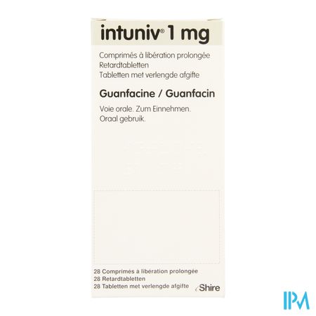 Intuniv 1mg Liberation Prol. Comp 28 X 1mg 1