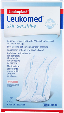 Leukomed Skin Sens. 8cmx15cm 5 2