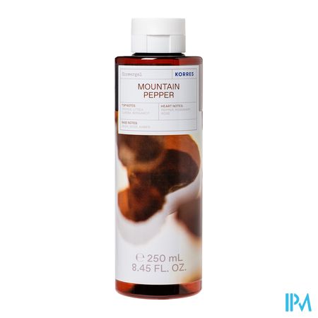 Korres Kb Douchegel Mountainpep. Berg.corian.250ml 3