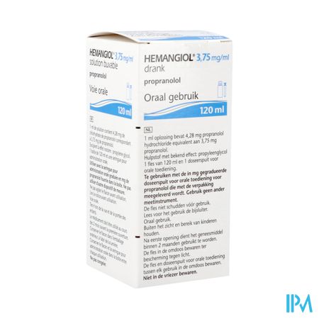 Hemangiol 3,75mg/ml Drinkb.opl 120ml