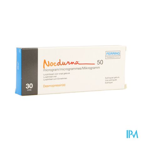 Nocdurna 50mcg Lyophilisaat Oraal Gebruik 30 X 1