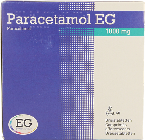 Paracetamol EG Forte 1G        Bruistabl 40X1000Mg 2