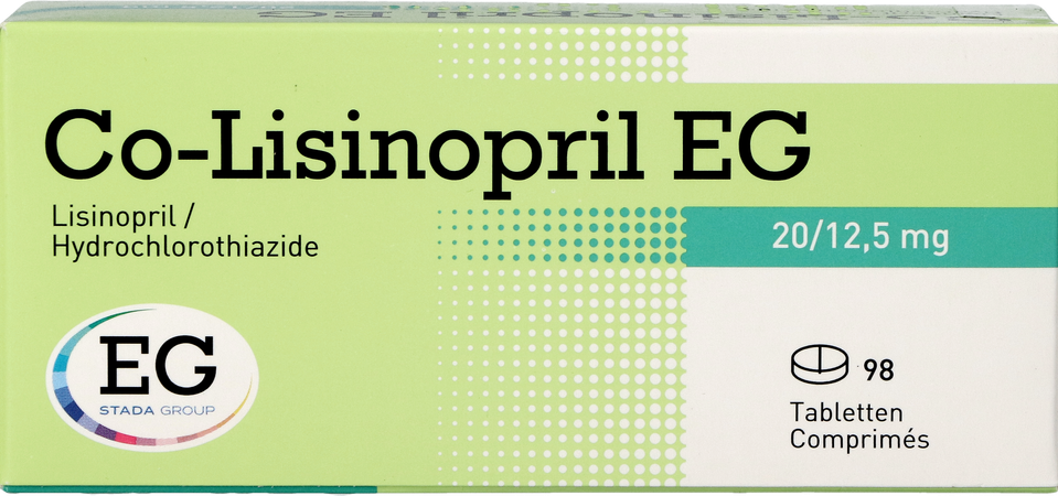 Co Lisinopril EG 20/12,5 Mg Tabl 98 3