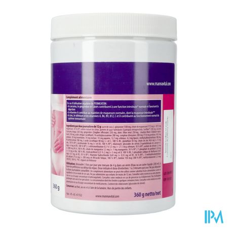 Mannavital Permeaton Pdr 360g 4