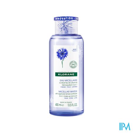Klorane Gezicht Korenbloem Micellair Water 400ml 3